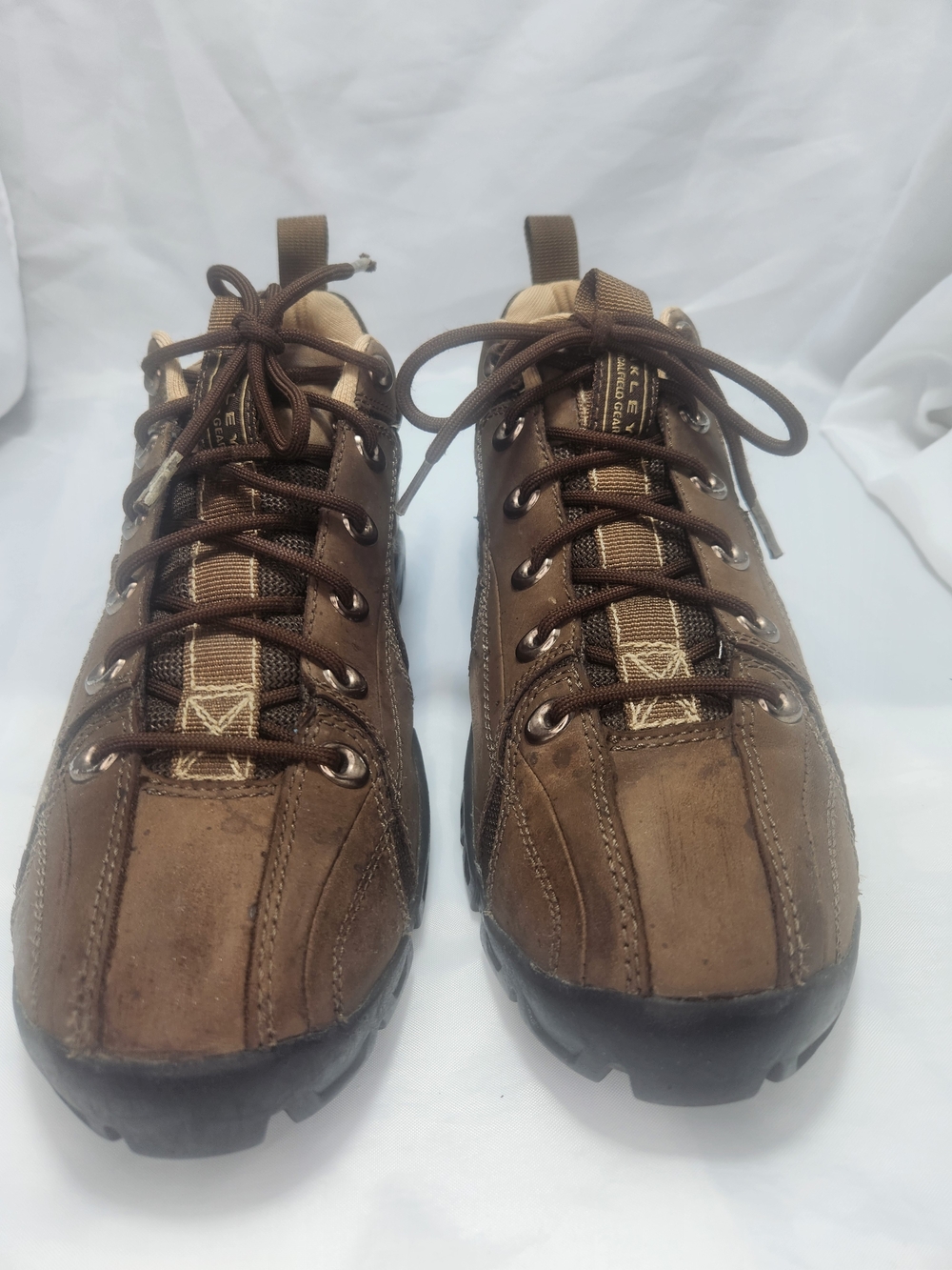 Vintage Oakley Flak 1.3 tactical Brown Leather Gorpcore Shoes Men's 10 Rare Y2K